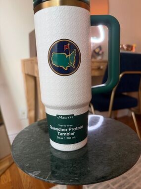 Masters White and Green Quencher ProTour Tumbler one of one Stanley